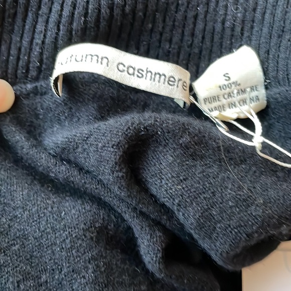 NWT Autumn Cashmere / Shopbop essentials 10% cashmere oversized draped cowlneck - Picture 2 of 4